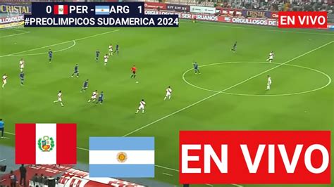 peru vs argentina sub 23 en vivo